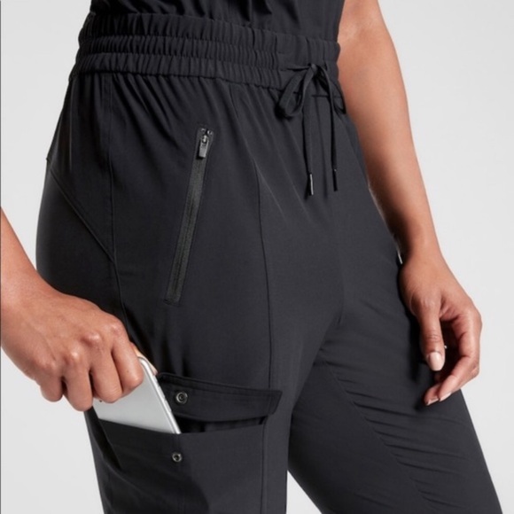 Athleta Unbound Black Jumpsuit NWT - Picture 4 of 6